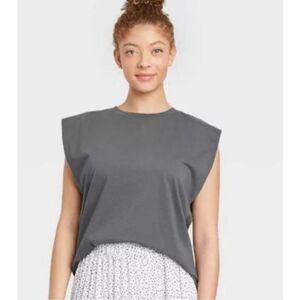 ❤️A New Day Exaggerated Shoulder Tee